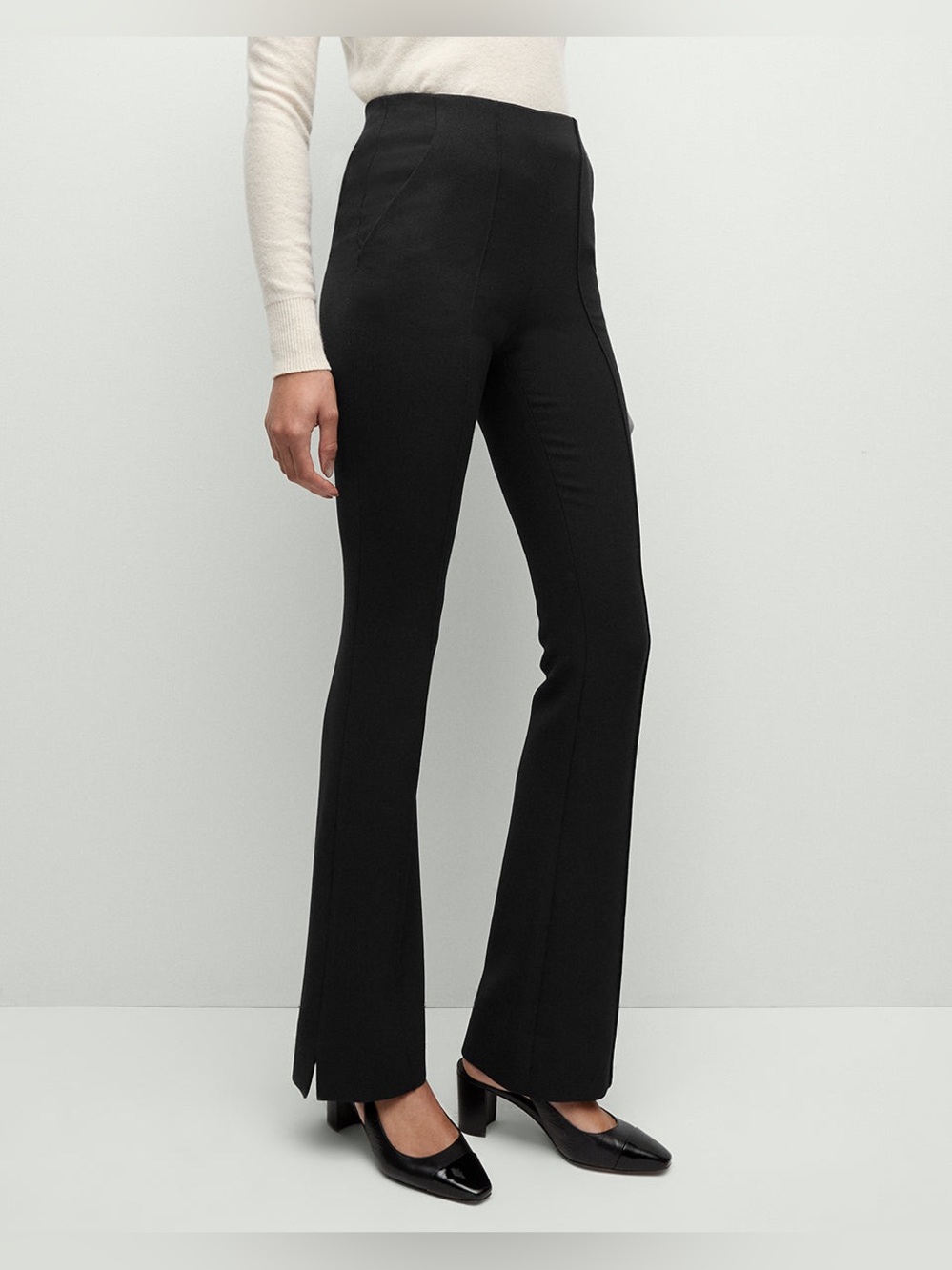Veronica Beard Orion Pants Black Flare Nwt size 0